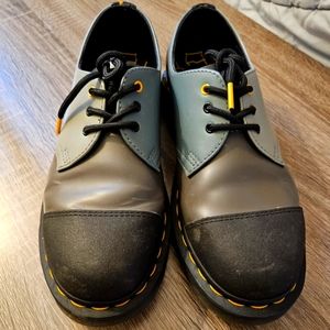 Dr Martens 1461 London Shoe Leather Gray and Green